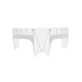 3D Műanyag szemöldök vonalzó PRO