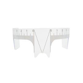 3D műanyag szemöldök vonalzó PRO