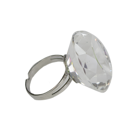 Ragasztó tartó kristály gyűrű