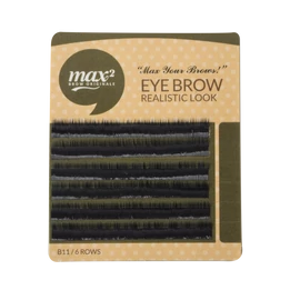 Fekete szemöldök pilla 4mm hosszú/0,07mm vastag