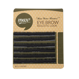 Fekete szemöldök pilla 4mm hosszú/0,10mm vastag