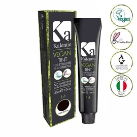 Tartós vegán SÖTÉTBARNA szempillafesték, szemöldökfesték dulpa kiszerelésben 30ml