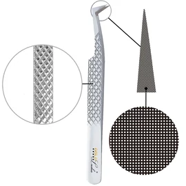 Hattyú volume szempilla csipesz hosszított, vékonyított fejrésszel, GOLD LASHES