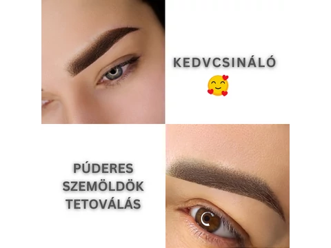 Kedvcsináló…. Púderes szemöldök technika