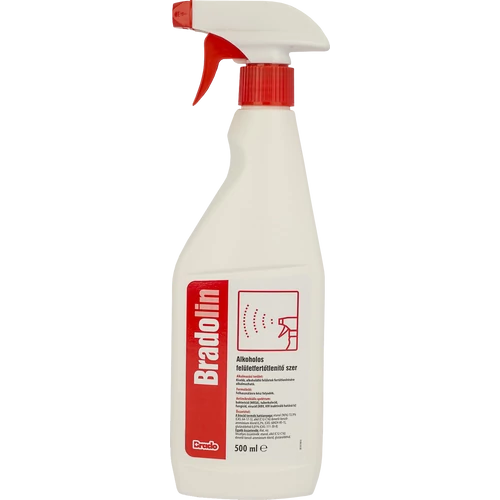BradoLIN alkoholos felület fertőtlenítő szórófejes 500ml