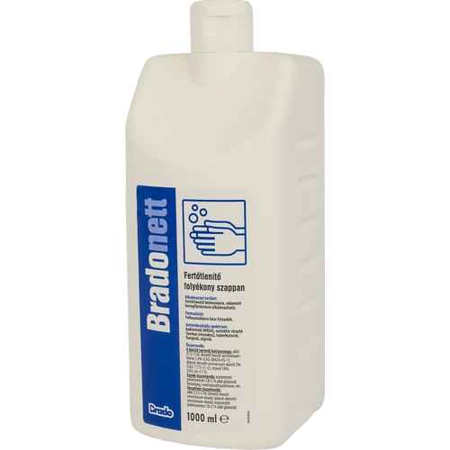 BradoNETT fertőtlenítő folyékony szappan 1000ml