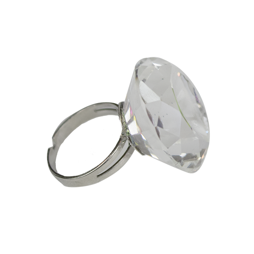 Ragasztó tartó kristály gyűrű
