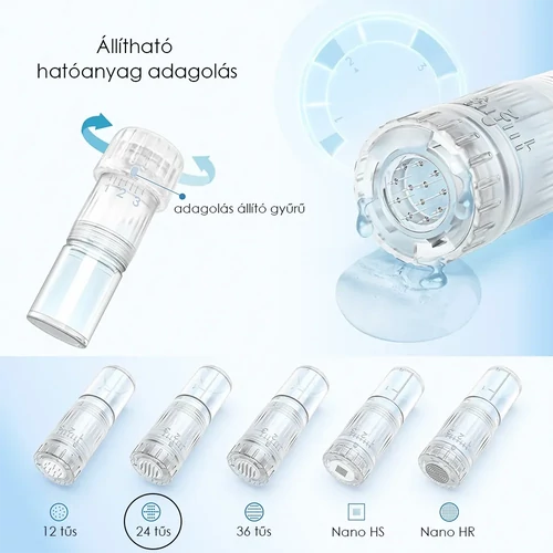 Hydrapen H5 24 tűs hidrapen tűmodul hatóanyag adagolóval