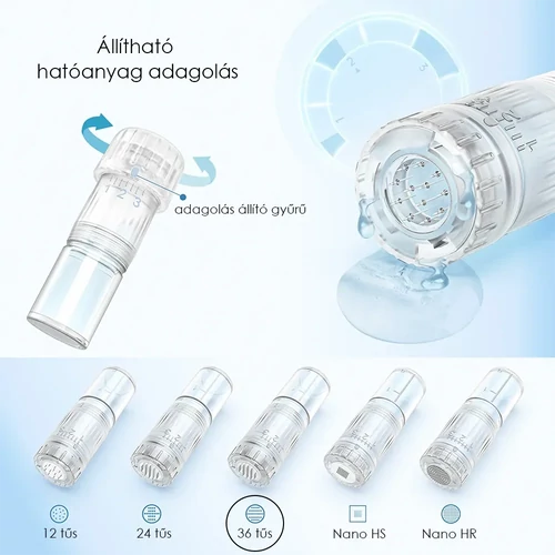 Hydrapen H5 36 tűs hidrapen tűmodul hatóanyag adagolóval