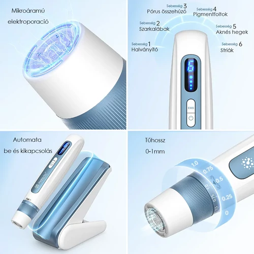 Hydrapen H5 tű nélküli mezoterápia és hidrapen, fehér
