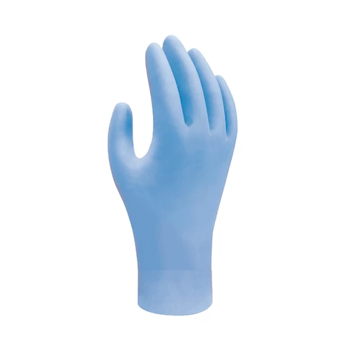 NITRIL kesztyű, púdermentes, kék L (100db/doboz)