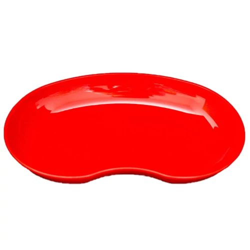 Műanyag vesetál piros 26cm