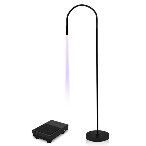 UV LED lámpa pilla ragasztáshoz, álló, fekete, 5W
