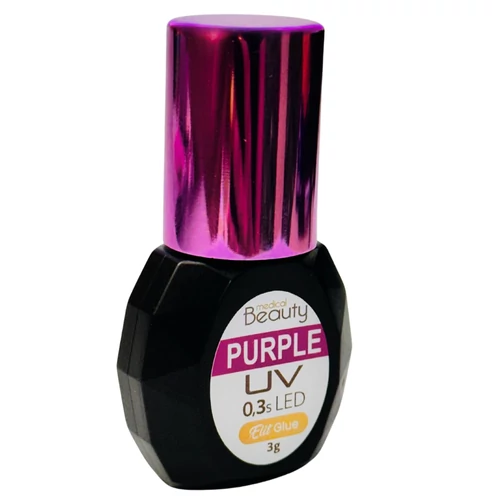 Műszempilla ragasztó UV LED ELIT 0,3 másodperces LILA 3g