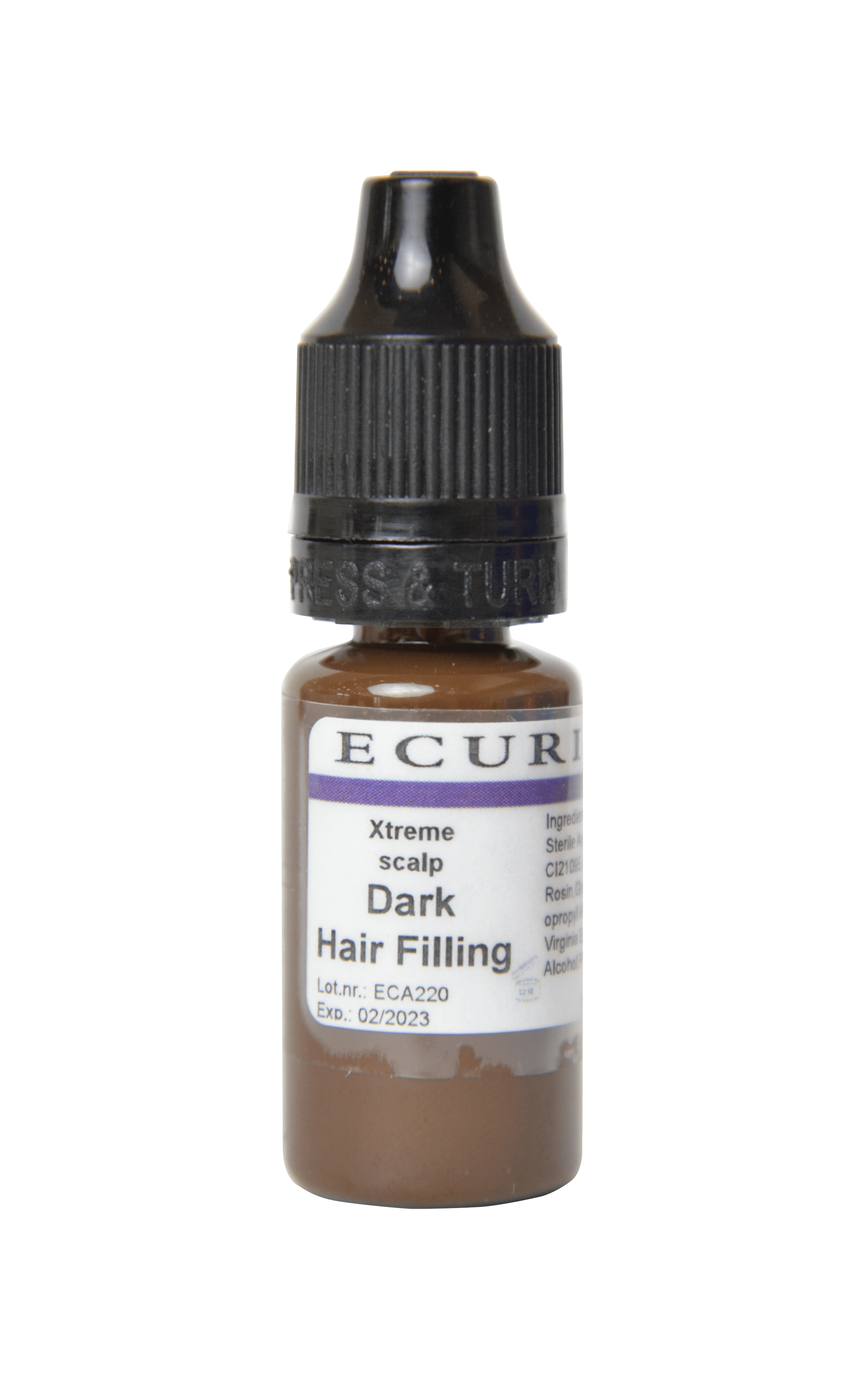 Ecuri Xtreme Scalp Dark Hair Filling  pigment 10ml