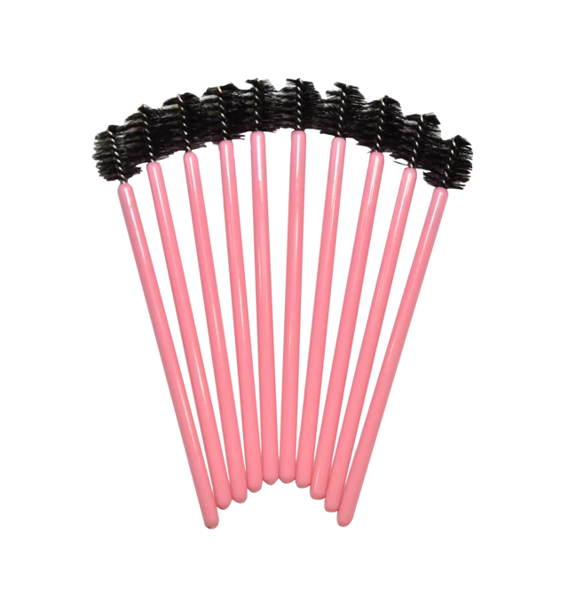 Szempillaspirál MINI PINK/FEKETE 50db