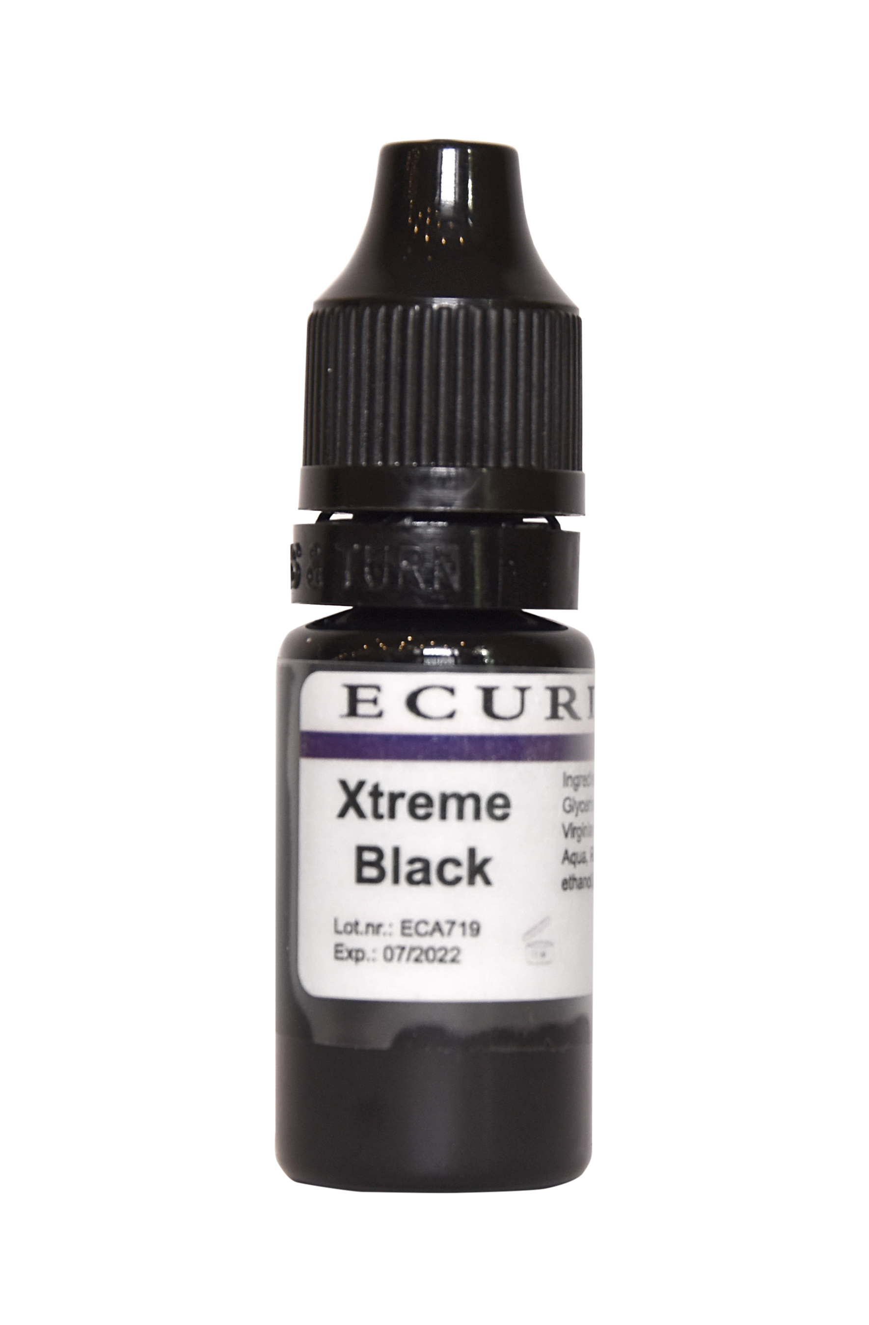 Ecuri Xtreme Ombre Black  pigment 10ml