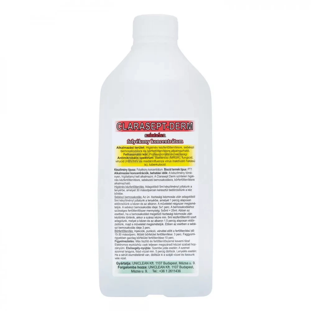 Alkoholos bőrfertőtlenítő Clarasept Derm 1 liter