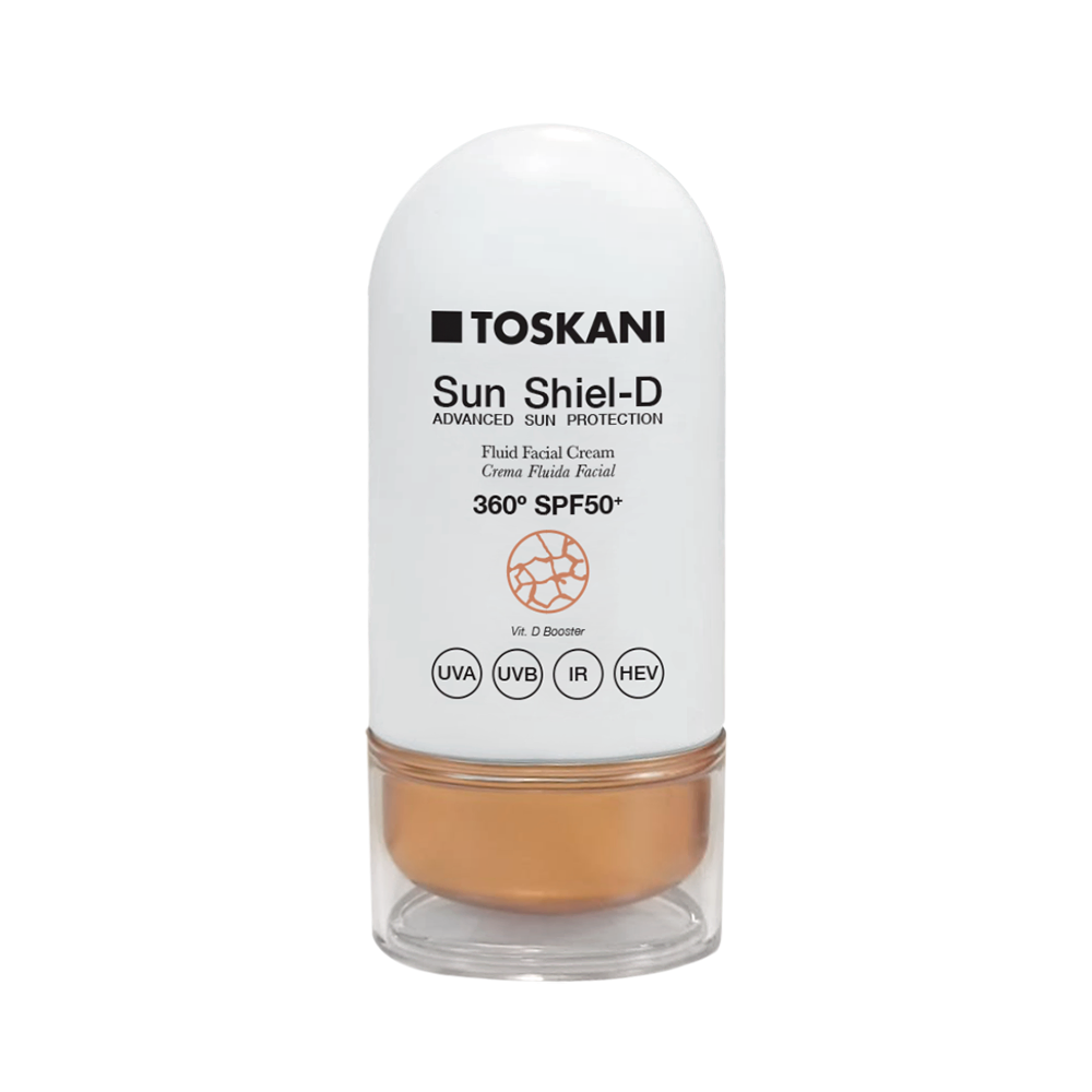 Fényvédő krém, folyékony SPF50+ arcra 50ml SUN SHIEL-D